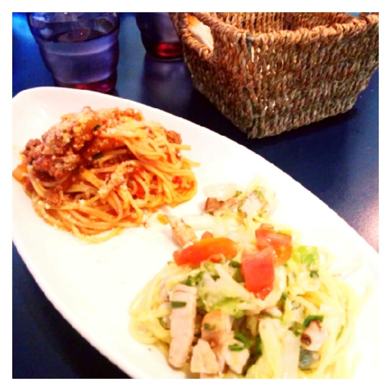 日替わり　2色パスタのランチ(ミーアジョイア )