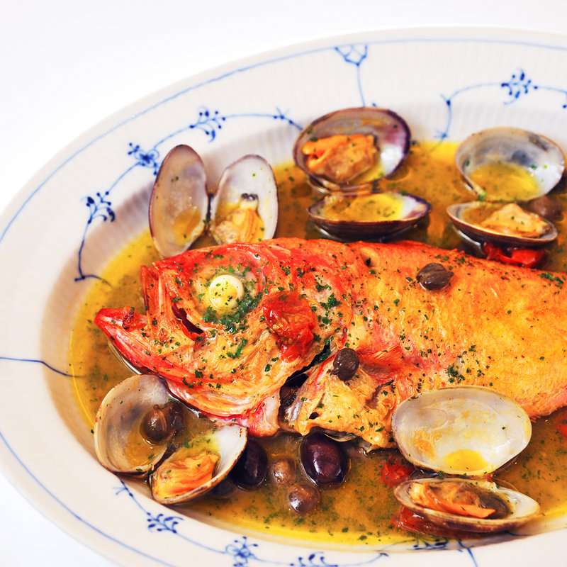 鮮魚のアクアパッツァ(ジェラテリア アクアパッツァ （GELATERIA ACQUAPAZZA）)