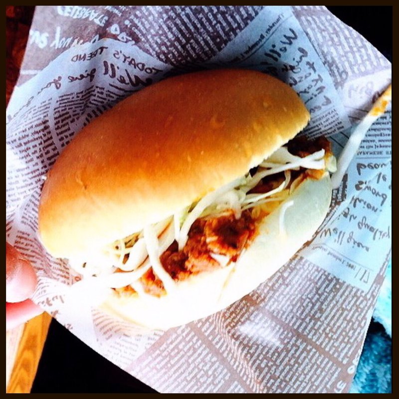 愛妻スロッピージョー  (ミートソースバーガー)(嬬恋牧場  愛妻の鐘  レストハウス)