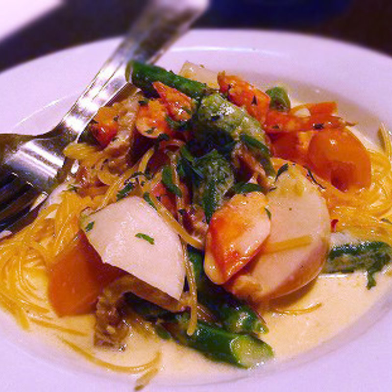 魚介のクリームパスタ(Arossa 渋谷)