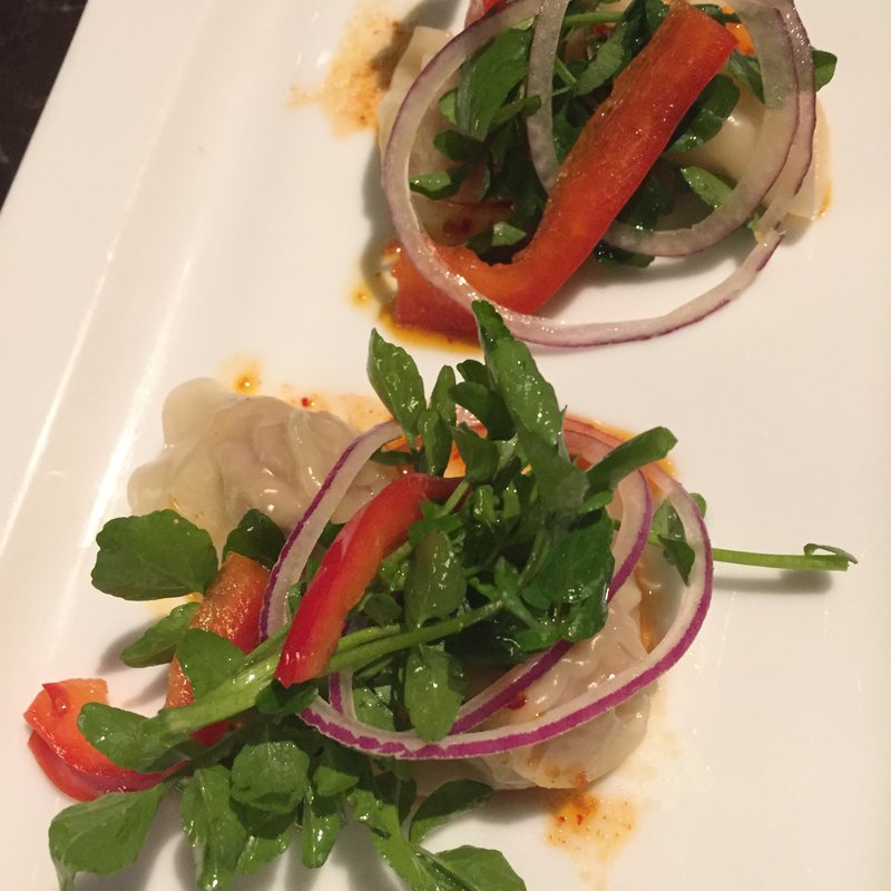 もち豚とフォアグラ水餃子(GOOD EAT TABLE & STANDARD BAR （グッドイートテーブルアンドスタンダードバー）)