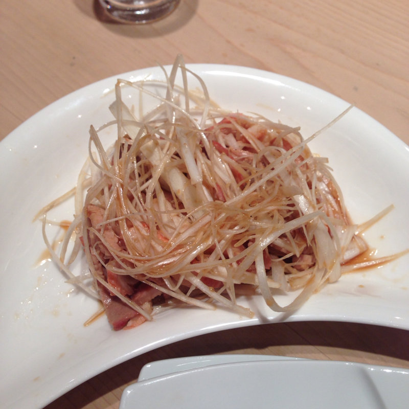 細切り葱叉焼(日本橋よし町)