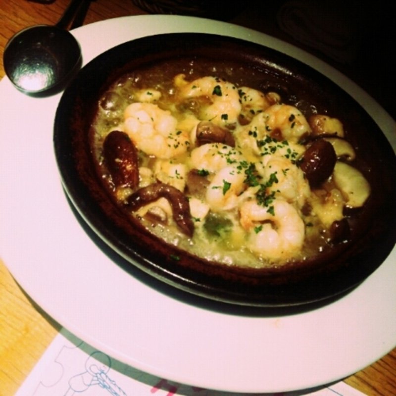 小海老のガーリックオイル煮(ローストチキンハウス 丸の内店 )