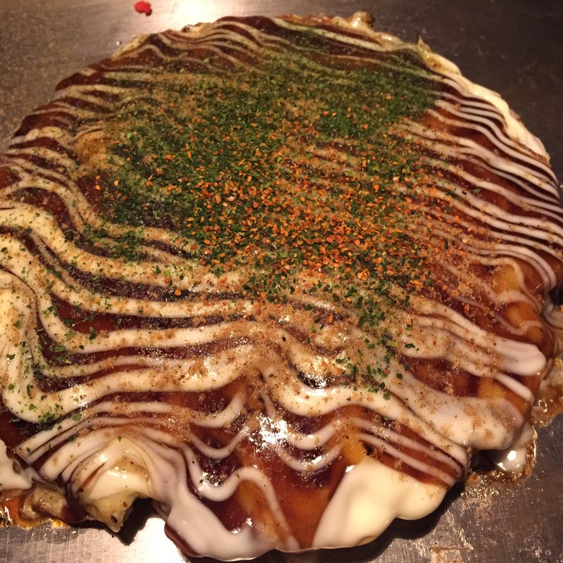 お好み焼き  もちチーズコーン玉(お好み焼き 檜菜 )