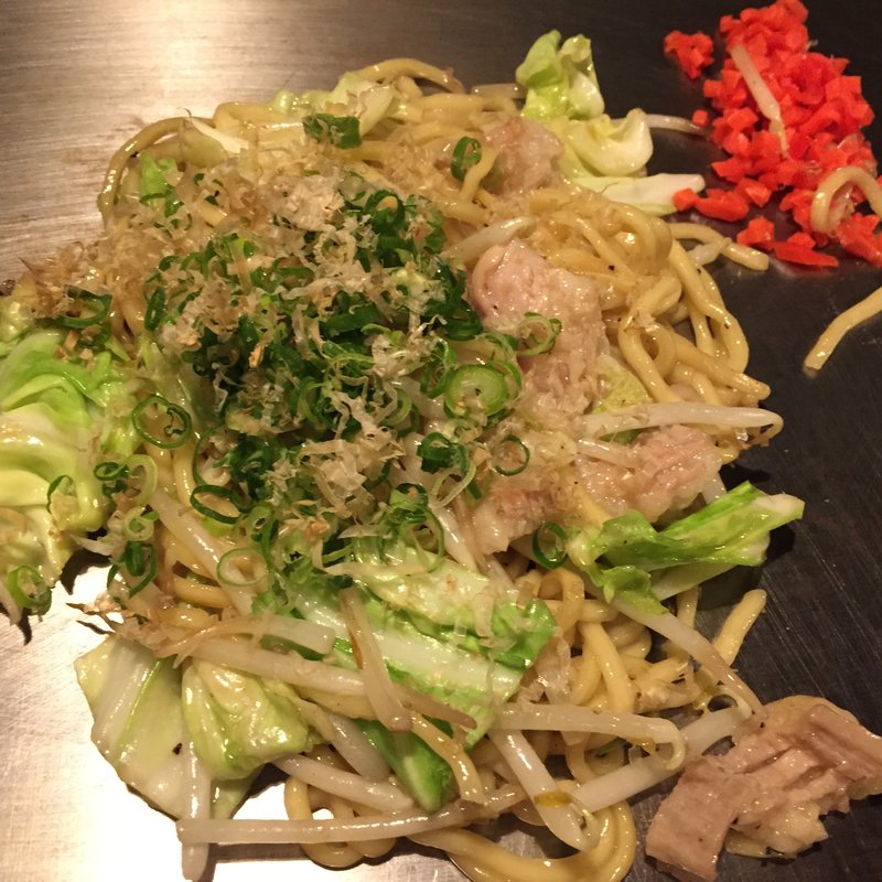 ホルモン醤油焼きそば(お好み焼き 檜菜 )