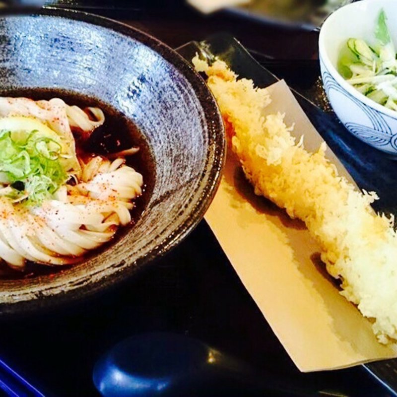 とり天ぶっかけうどん(空麦 )