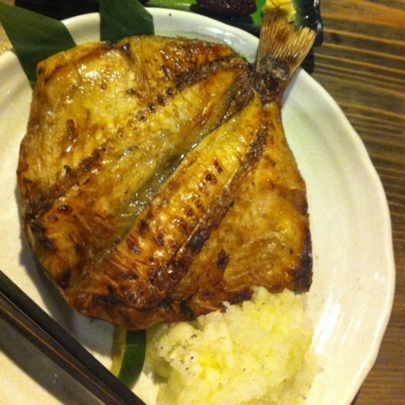 つぶ鯛の一夜干し(いろり家 東銀座本店)