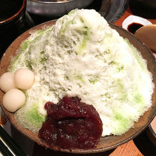 かき氷　宇治金時(蟻月 HANARE)