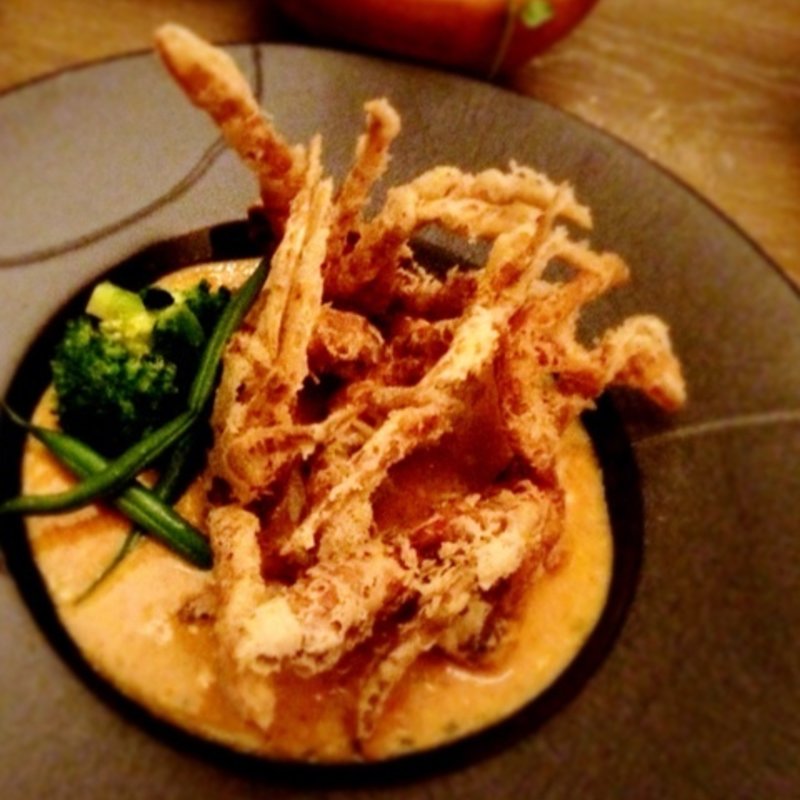 ソフトシェルクラブのフリット(新宿ランブータン)