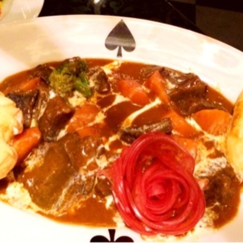 チェシャ猫の牛煮込み(古城の国のアリス )