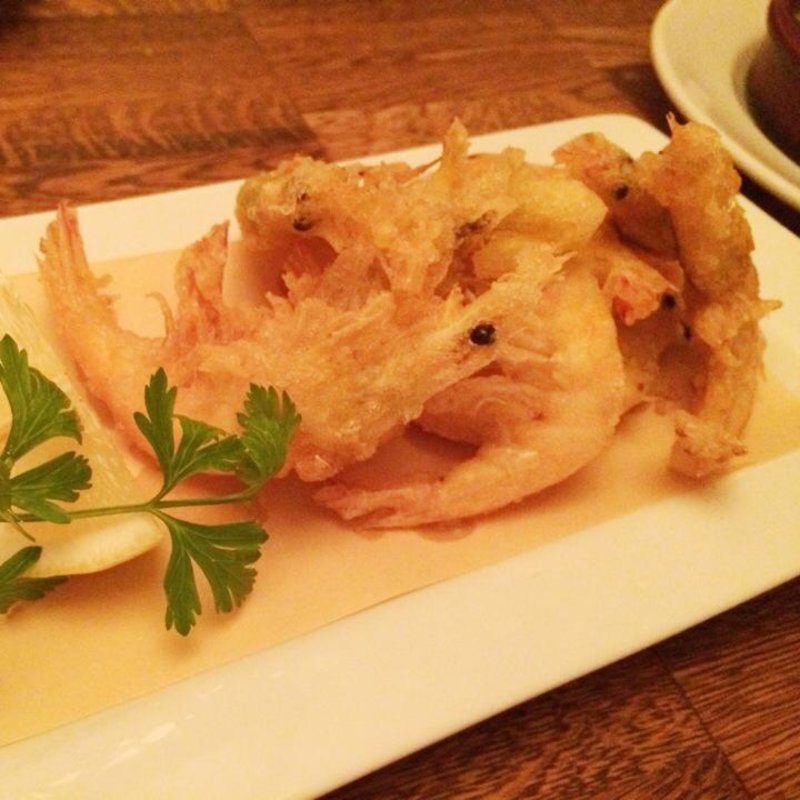 芝海老のフリット　レモン添え(CICADA)