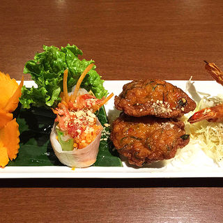 バンコク前菜3点盛り合わせ(タイレストラン Bangkok Oriental)
