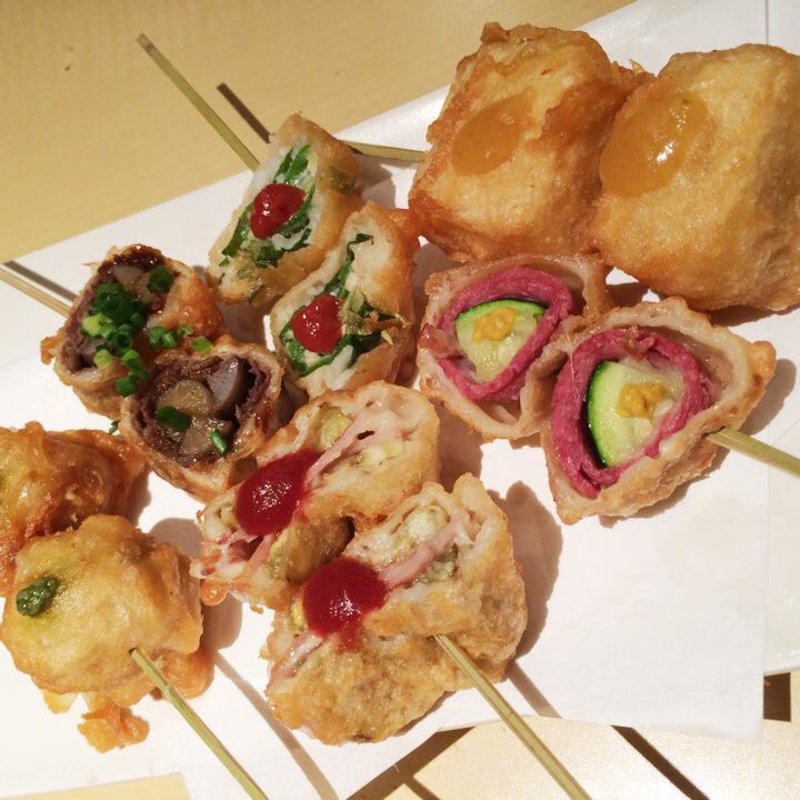 串揚げ盛り合わせ(畑の厨 膳丸 新宿店 （はたけのくりや ぜんまる）)