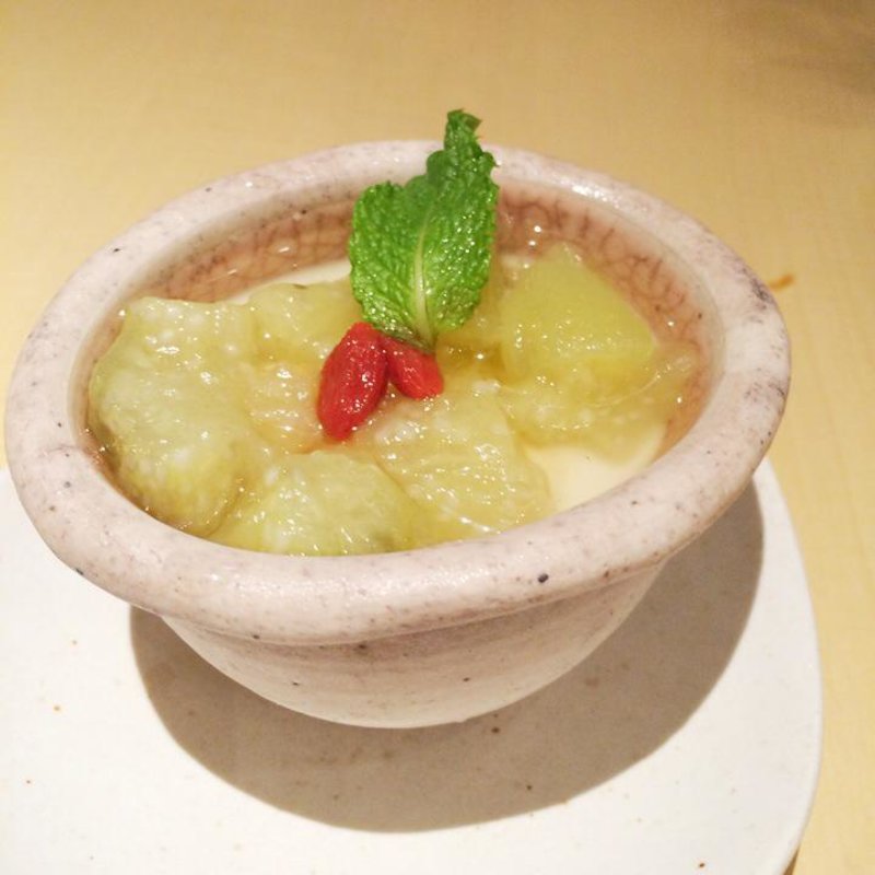 茄子の杏仁豆腐(畑の厨 膳丸 新宿店 （はたけのくりや ぜんまる）)