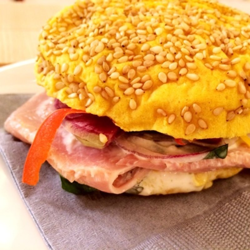 ジャンボンと大葉のスパイシーサンド(クチューム 青山店 （COUTUME）)