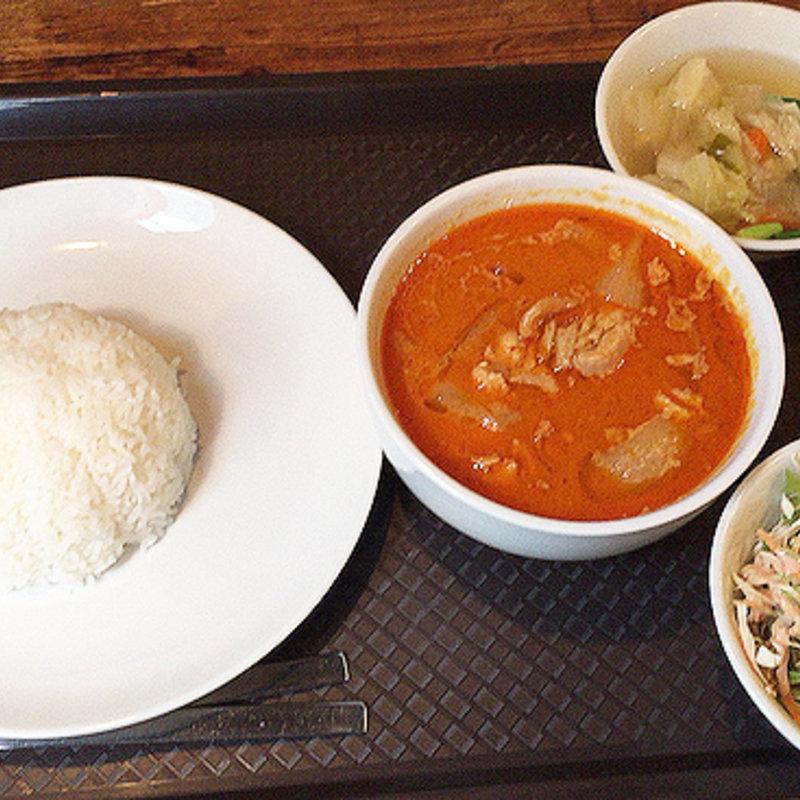 マッサマンカレーセット(恵比寿ガパオ食堂)