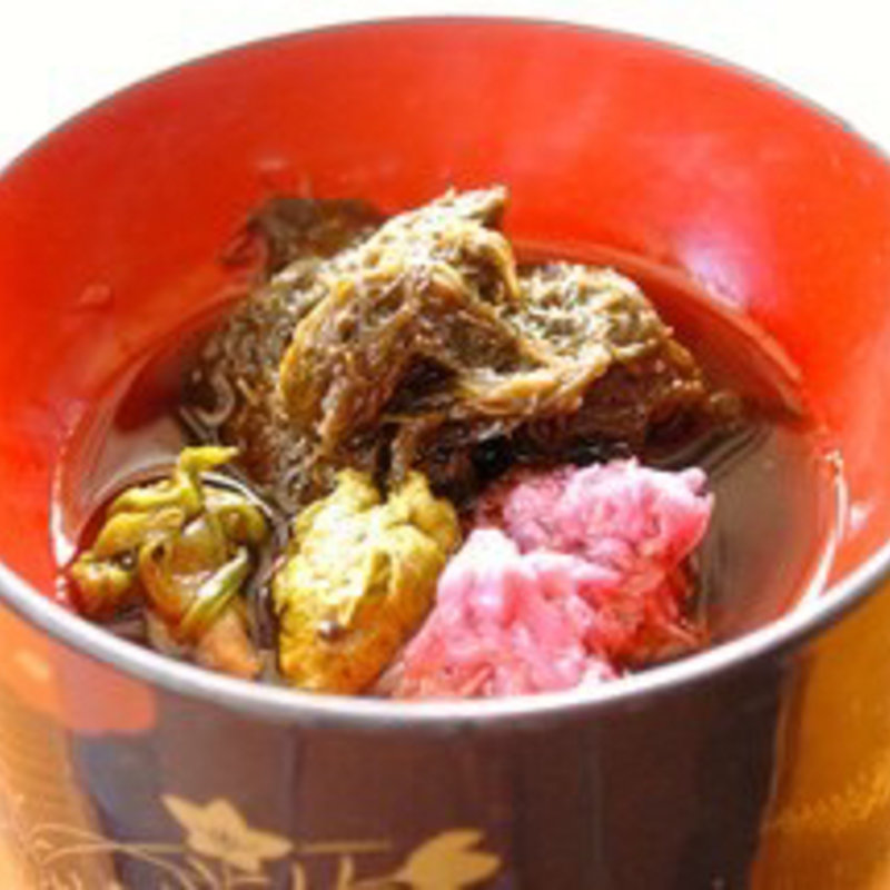 佐渡のもずく酢(手打ちそば ふじや)