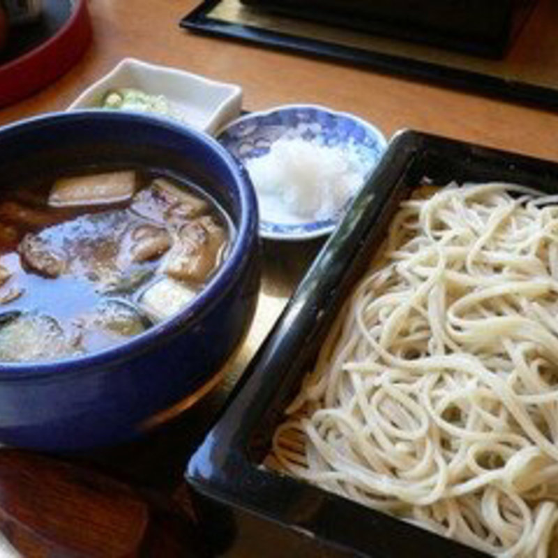 つけ鴨せいろ(手打ちそば ふじや)