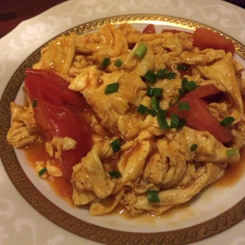 トマトと玉子の強火炒め(健康中華庵 青蓮 神保町店 )