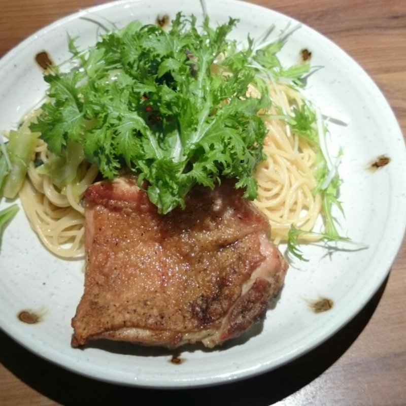 ランチセット(ローストチキンと野菜のペペロンチーノ)(チャオベッラ )