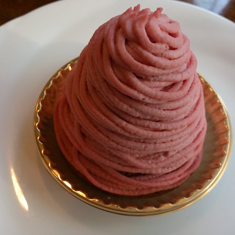 苺のモンブラン(東京風月堂 銀座本店)