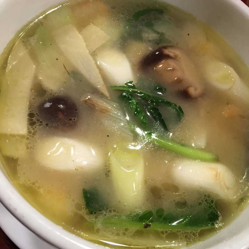 海老と野菜の塩そば(あひるの台所 二子玉川店)