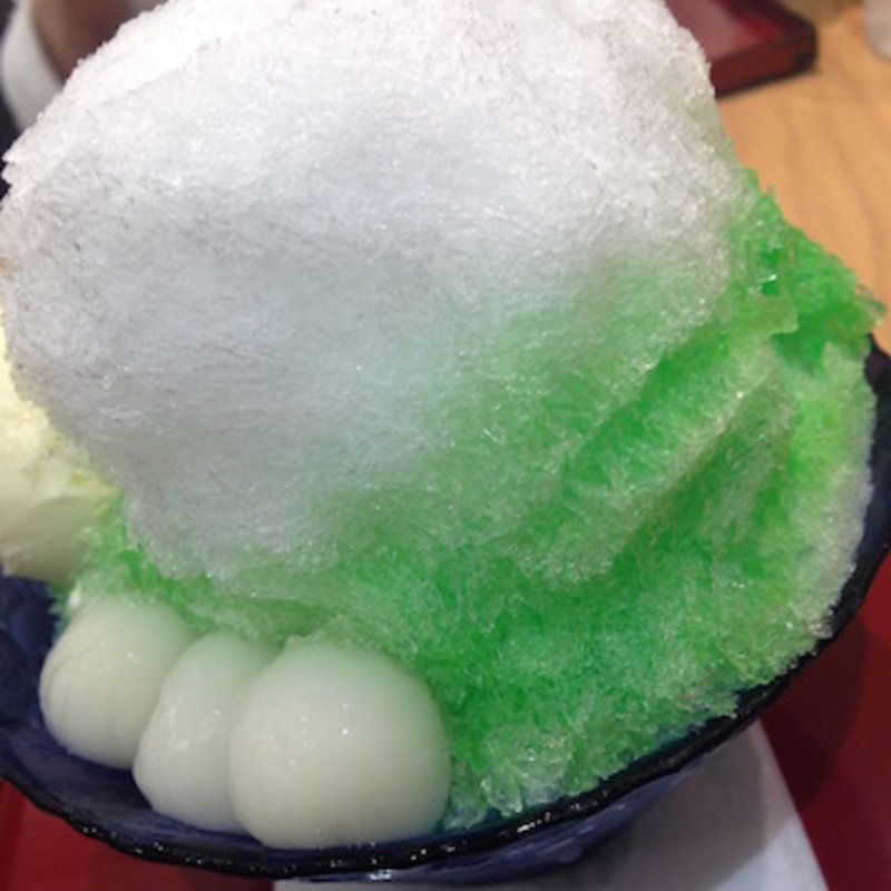 メロンミルク（かき氷）(京阿月 ポルタ店 )