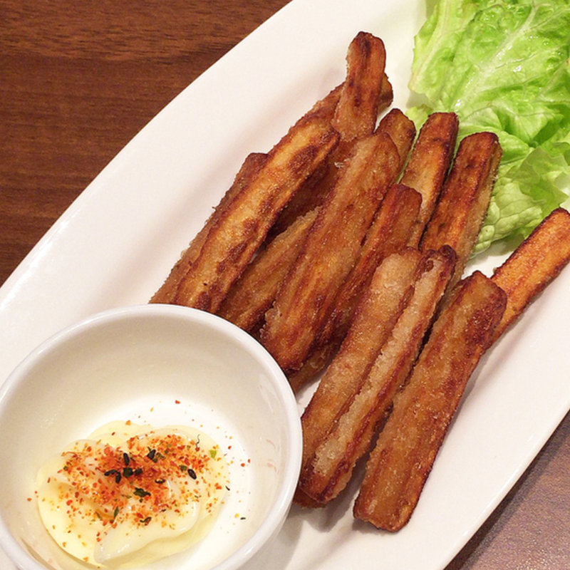 ごぼうの唐揚げ(惠比壽ビヤホール)
