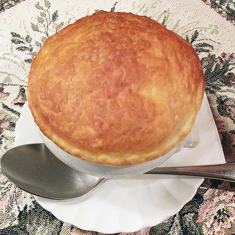 そばの実とポルチーニ茸の壷焼き「ゴルショク」(ミンスクの台所 （ミンスクノダイドコロ）)