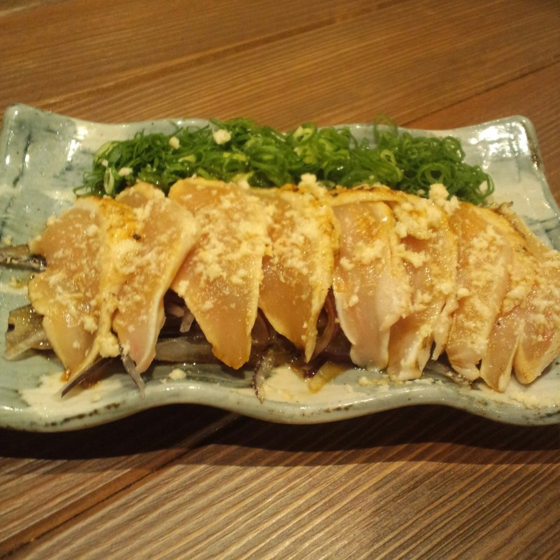 むねみたたき 山わさび(農家ごはん つかだ食堂 武蔵小杉店)