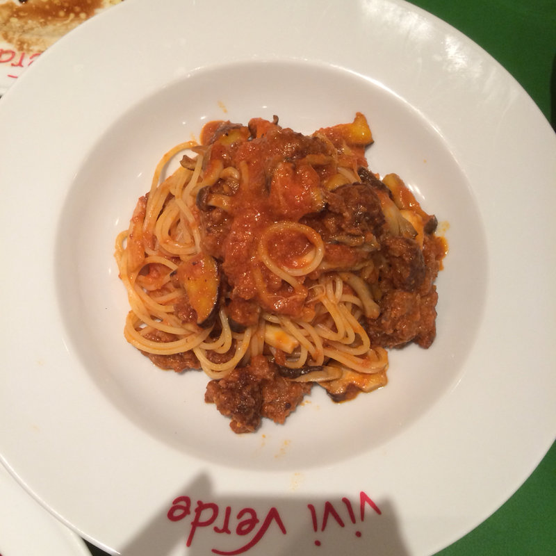 きのこのミートソーススパゲッティー(ヴィヴィ ヴェルデ （vivi verde）)