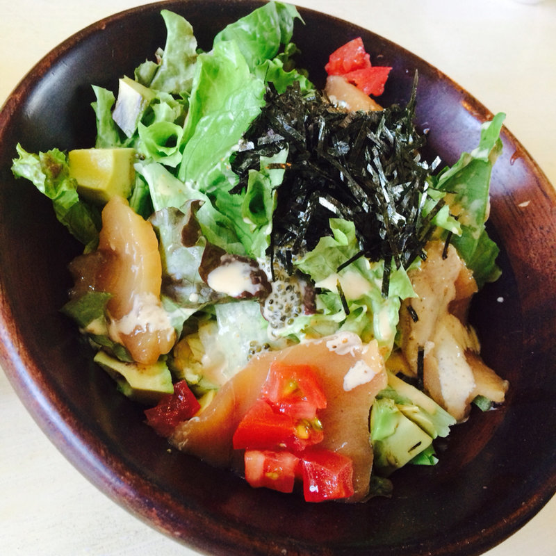 お米のサラダ丼~アボカド&サーモン~(bistro ＆ cafe La ChouChou （ビストロアンドカフェラシュシュ）)