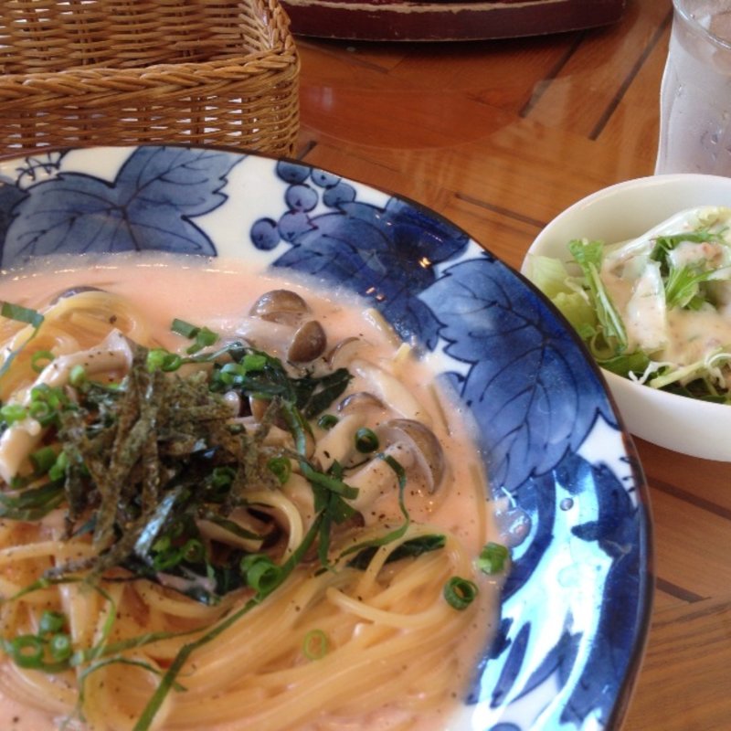 和風たらこパスタ（大葉、きざみ海苔）(パスタフローラ 仙川店 （Pasta Frolla）)