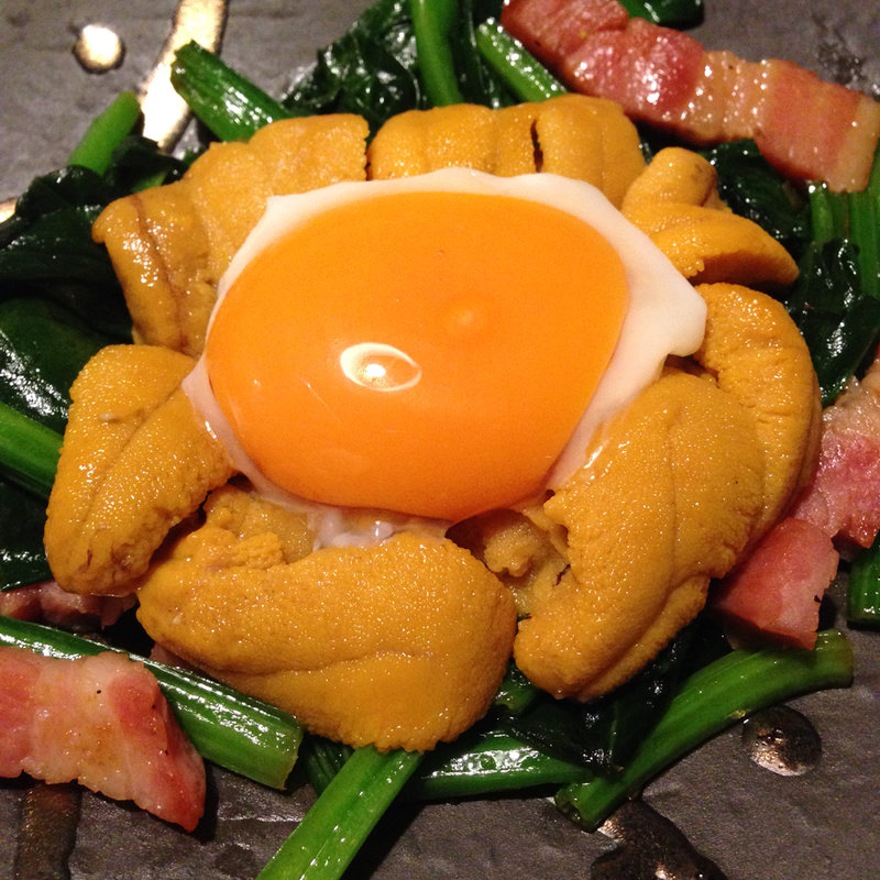 うにホーレン(ねぎ庵NAGAREKAWA)