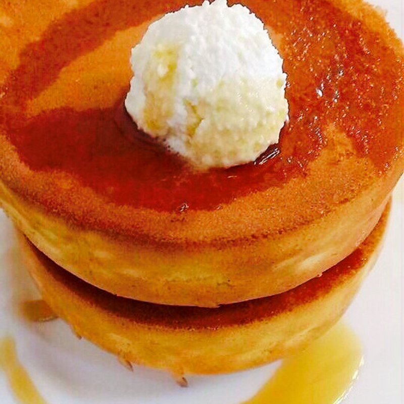 スフレパンケーキ ダブル(星乃珈琲店 三宮店)