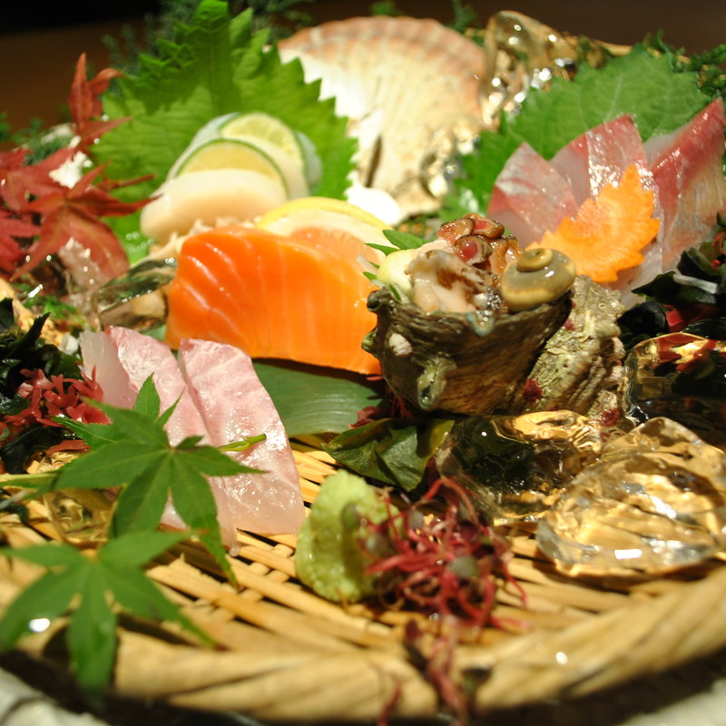 漁港直送新鮮魚介盛り(わい家　)