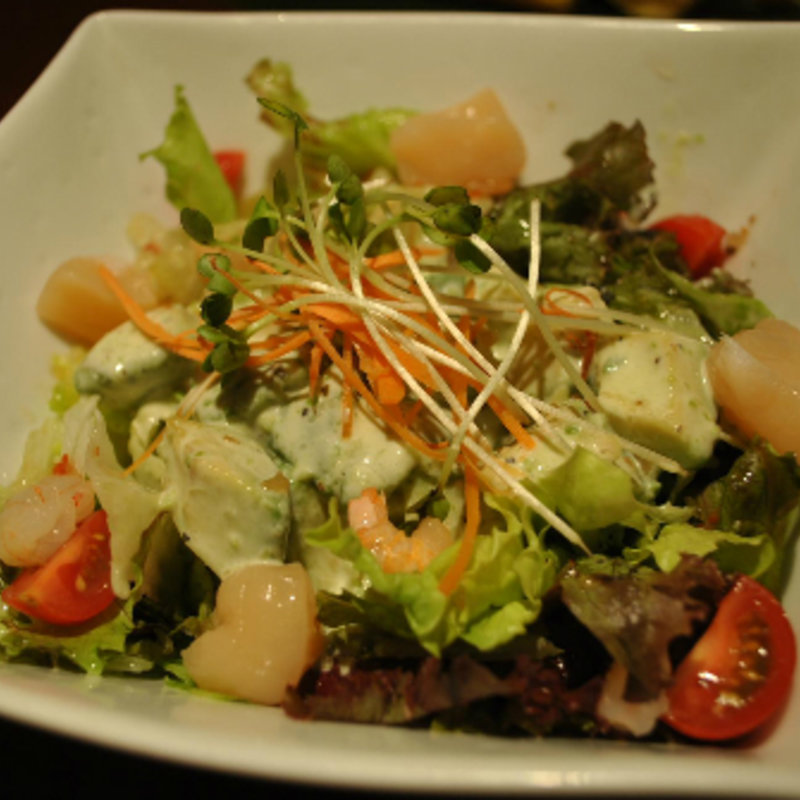 アボカド＆ホタテ＆エビサラダ(ここなんよ )