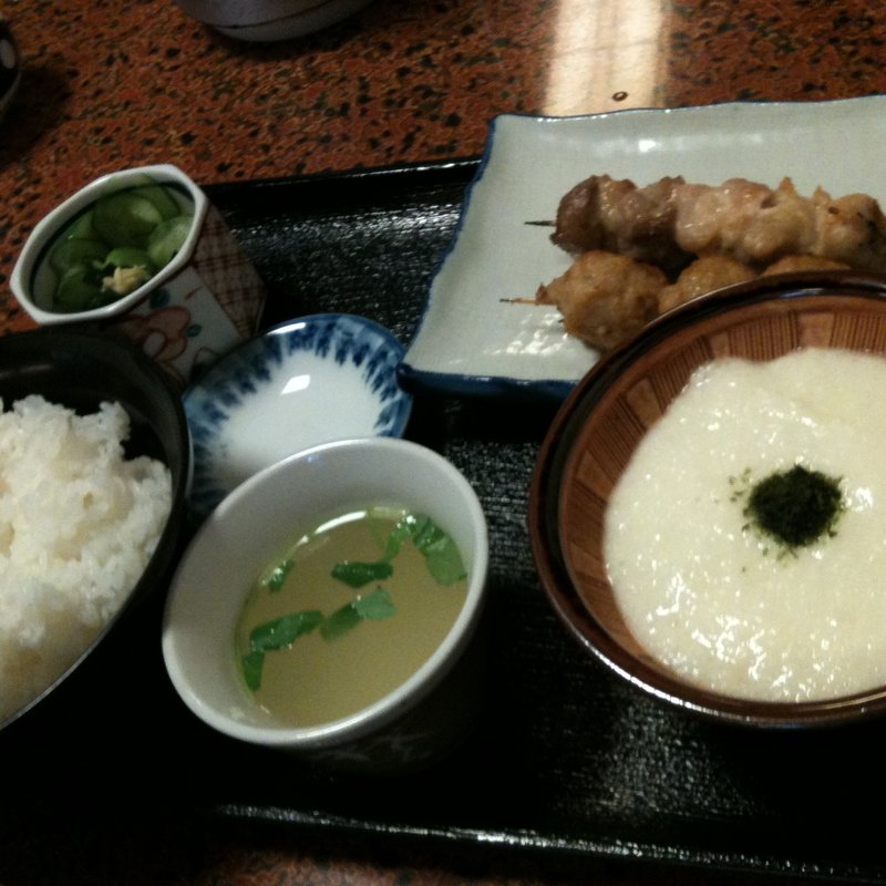 とろろ芋定食(茅場町鳥徳 （かやばちょう とりとく）)
