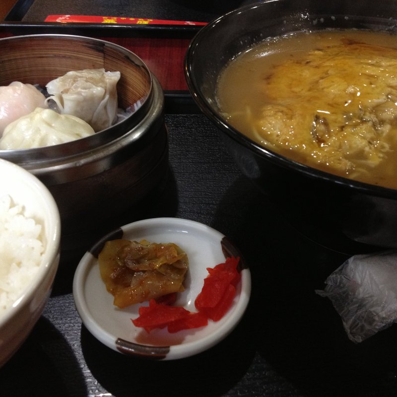 天津飯セット(中国酒家 朝陽閣 天満橋 )