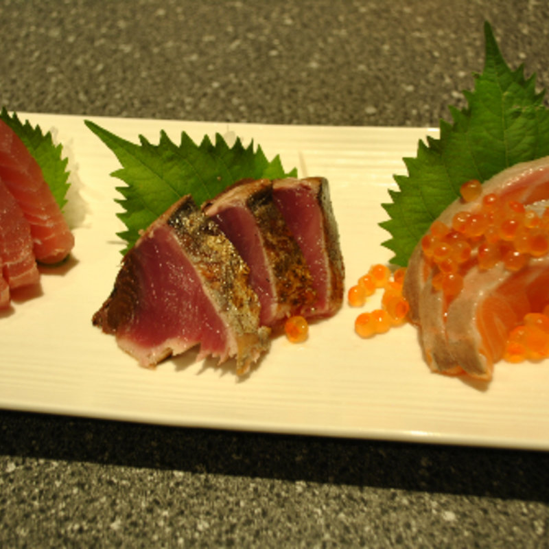 刺身三種盛り合わせ(個室新時代　源氏のこころ)
