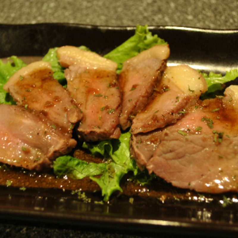 牛タタキのカルパッチョ(個室新時代　源氏のこころ)