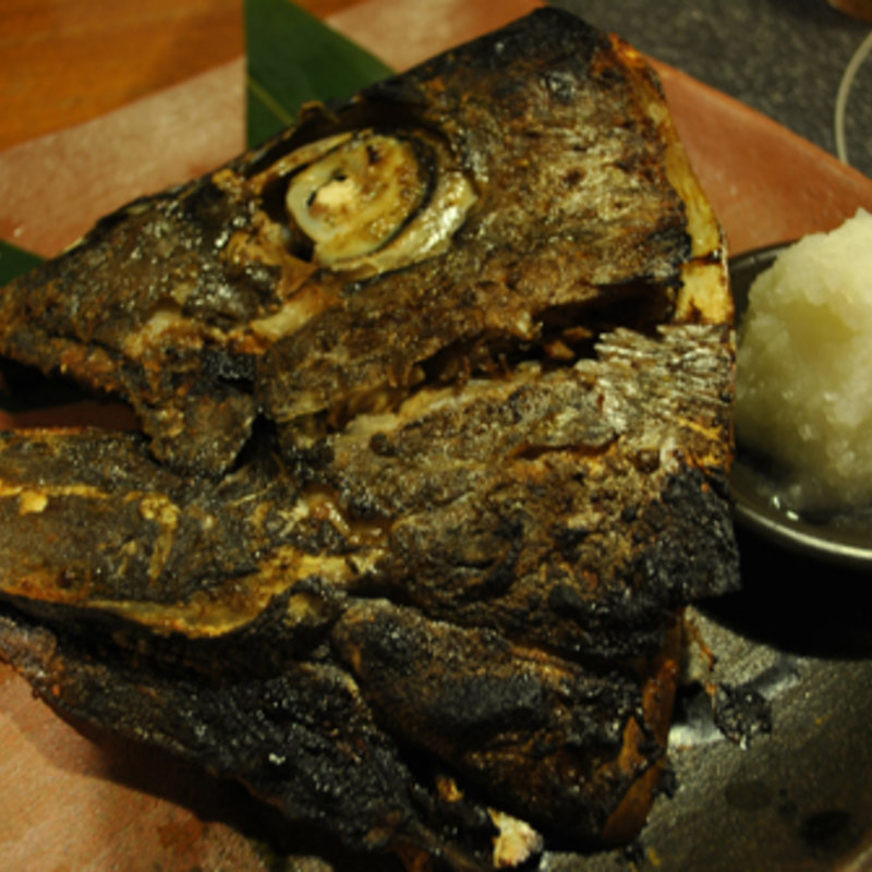 まぐろ頭焼(炉ばたの 贔屓屋茶屋町店)