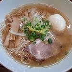 鯵煮干の塩そば しお味玉つき(町田汁場しおらーめん 進化 本店)