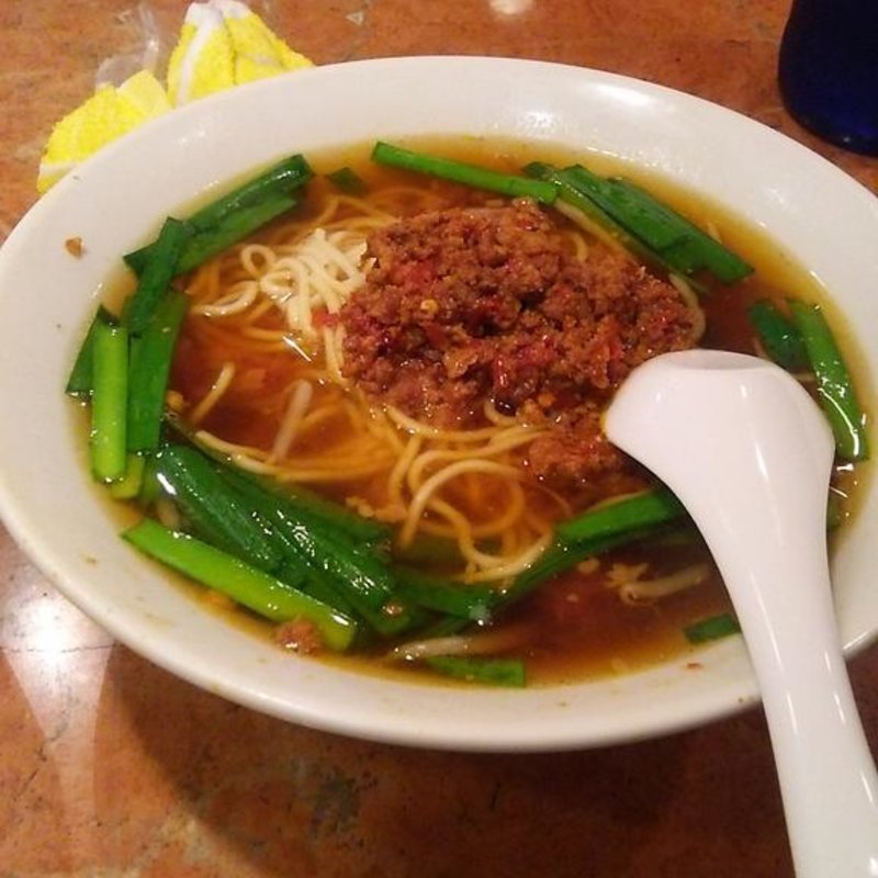   担々麺（スーパーホット）+ニラ(東京担担麺本舗 瀬佐味亭 虎ノ門店)