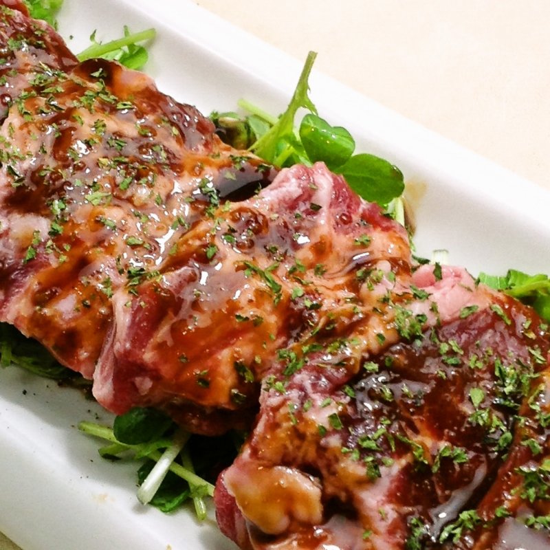 霜降りカルビ　ガーリックソース(ＯｎｅＳｔｙｌｅ)