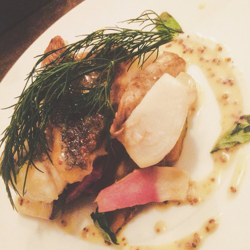 鯛と根菜のソテー(A to Z cafe)