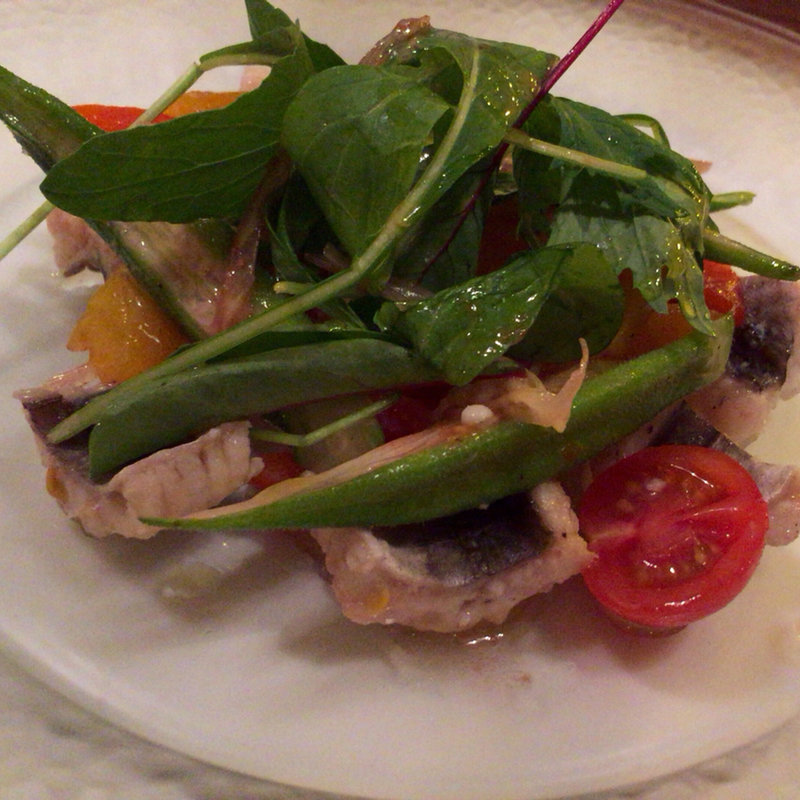 ハモと夏野菜のサラダ仕立て(オリーブブランチ )