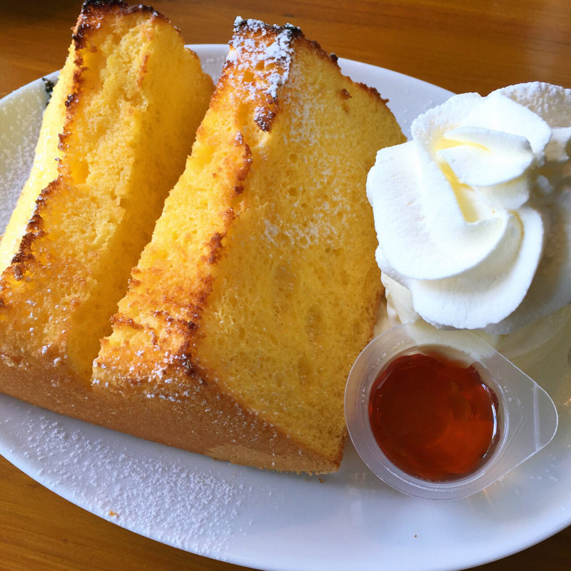 松涛ケーキ バタートースト＋濃厚バニラアイスクリーム＆メープルソース(松涛カフェ Bunkamura店 （SHOTO CAFE）)