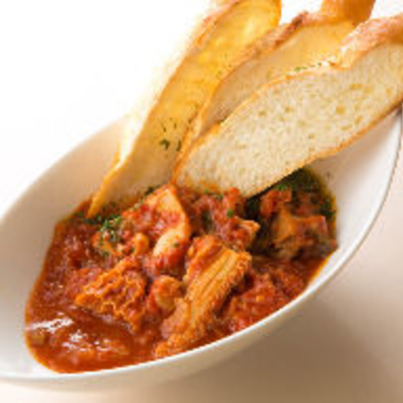 ハチノスとギアラのトマト煮込み(ラ・アーニー・マリス)