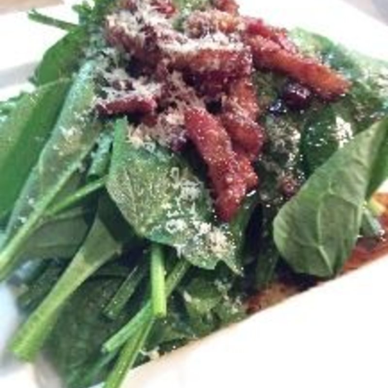 熟成豚とほうれん草のサラダ(ラ・アーニー・マリス)